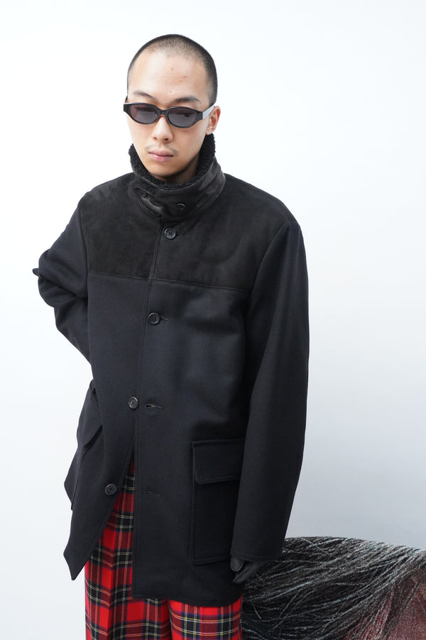 GREGORY -Mouton Collar Donkey Coat-