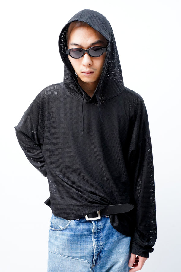 -JUSTIN- [Mesh pullover hoodie]