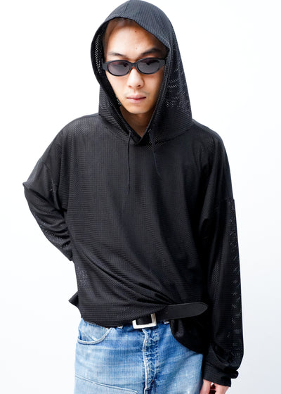 -JUSTIN- [Mesh pullover hoodie]