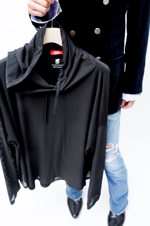 -JUSTIN- [Mesh pullover hoodie]