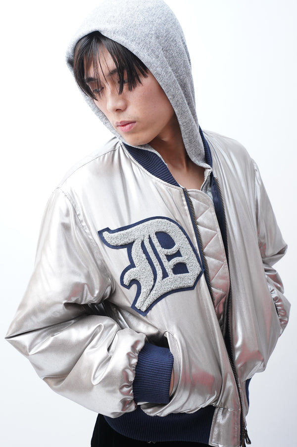 Dechamps - Silver Bomber Jacket -