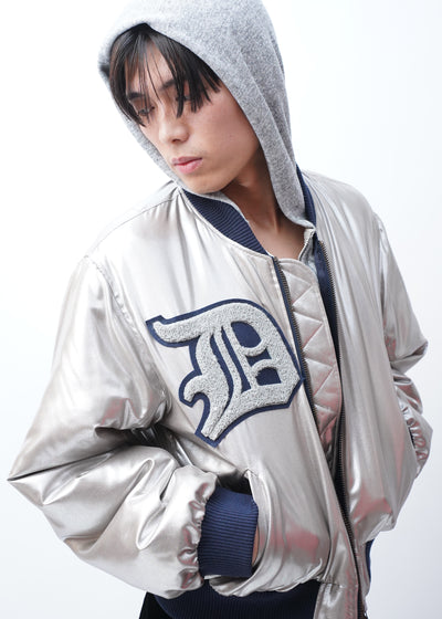 Dechamps - Silver Bomber Jacket -