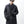 -NAVY BLACK WOOL BELTED COAT -