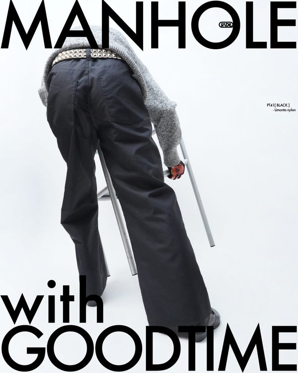 [MANHOLE EDITION] PT41 -BLACK LIMONTA NYLON-