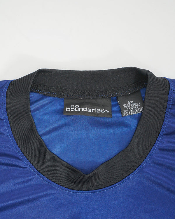 2000's  "NO BOUNDARIES" -DJ Character Printed Jersey S/S Tee-