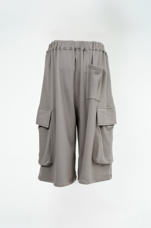 "STAY FAT" -Sweat Cargo Shorts-