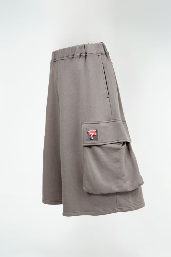 "STAY FAT" -Sweat Cargo Shorts-
