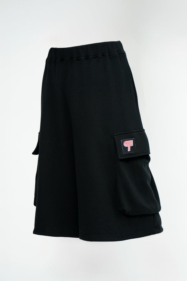 "STAY FAT" -Sweat Cargo Shorts-