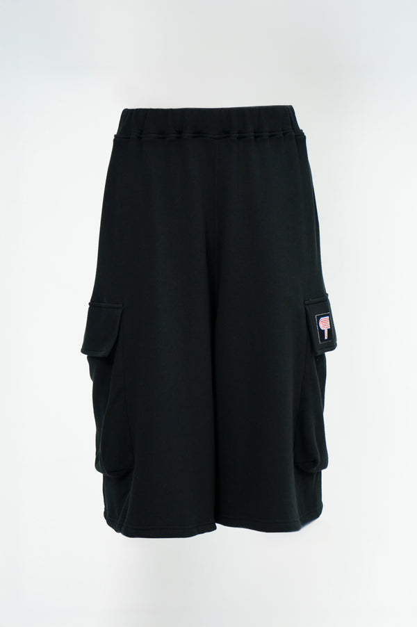 "STAY FAT" -Sweat Cargo Shorts-