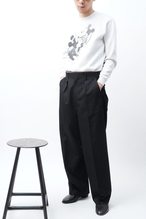 T.DICKENS -Wool Cavalry Twill Resized Trousers