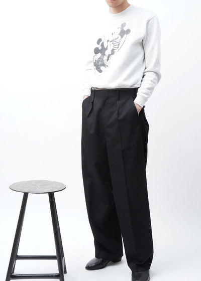 T.DICKENS -Wool Cavalry Twill Resized Trousers