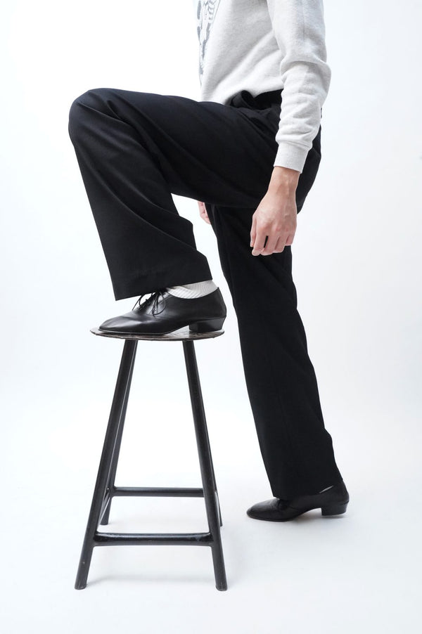 T.DICKENS -Wool Cavalry Twill Resized Trousers