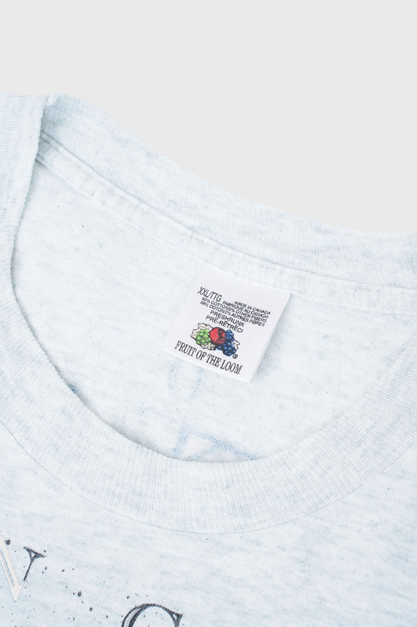 90's "FRUIT OF THE LOOM" -"Kings×Blue Jays" Vitruvian Man Printed S/S Tee--