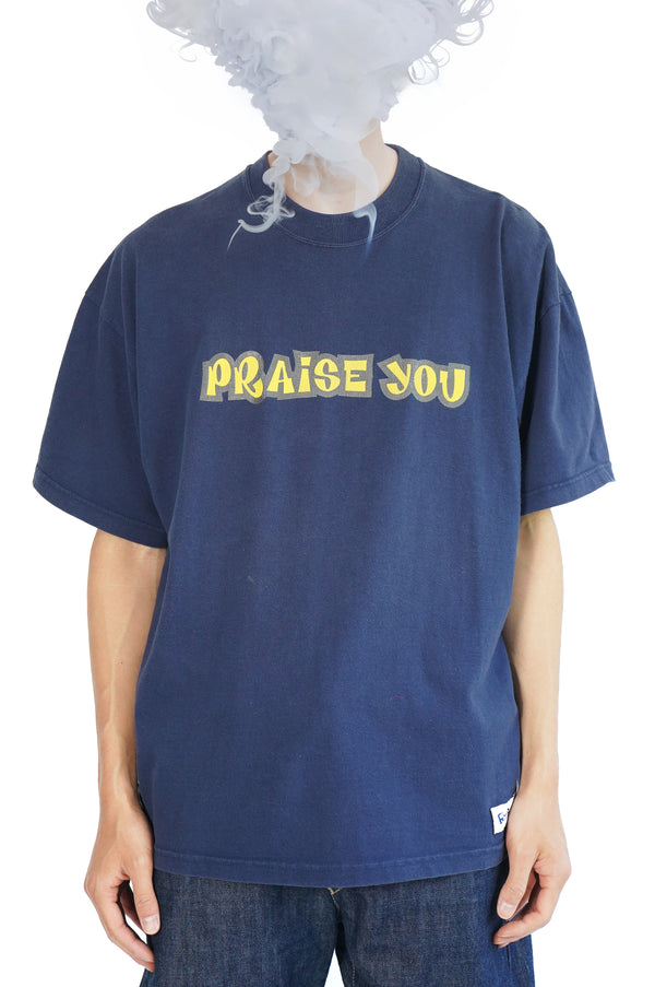 90'S  "SCREEN STARS" -"FATBOY SLIM-PRAISE YOU" Printed S/S Tee-