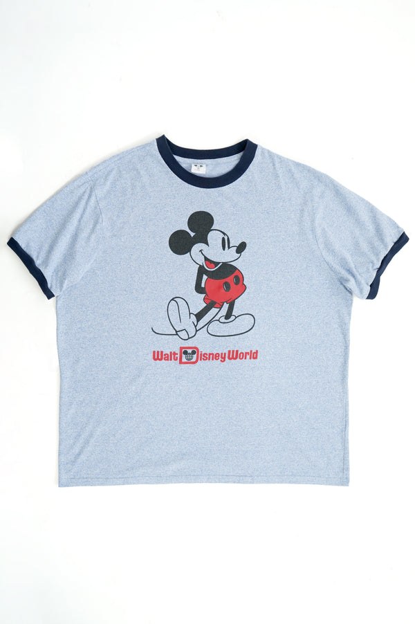 90`s "DISNEY" -Printed Ringer Tee-