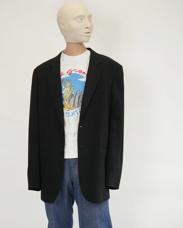 "HANES" -"GRAND CENTRAL" Printed S/S Tee-