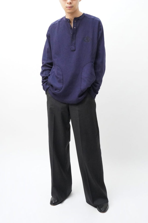 -TWO POCKET HENLEY-