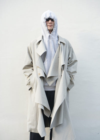 -Trimmed Coat-