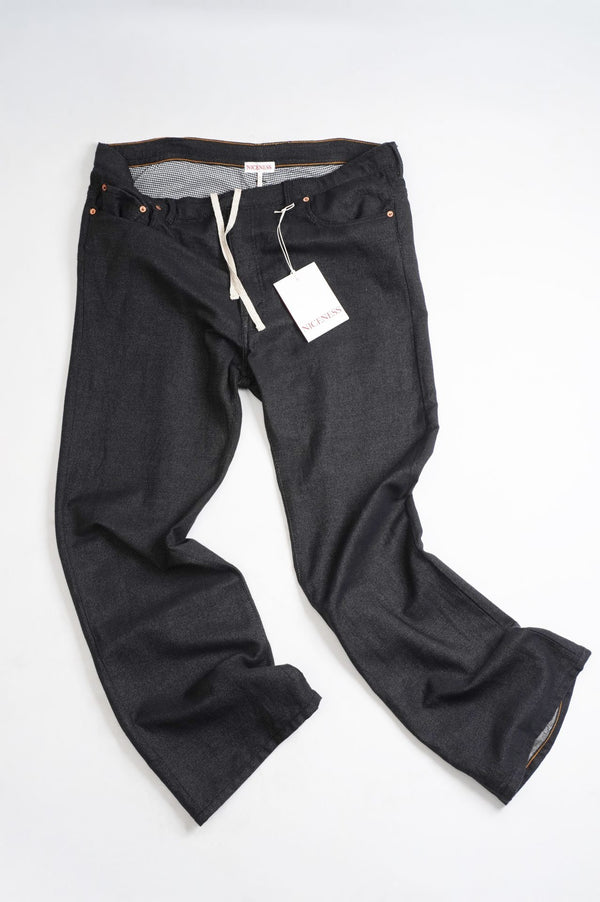 N.CLAPTON -Semi-Flared Denim Easy Pants-