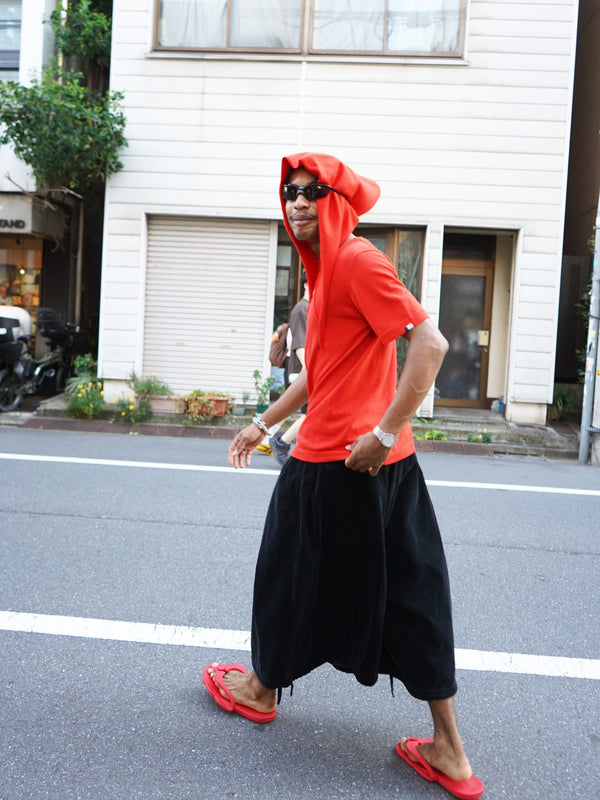 -Wide-Leg Cropped Corduroy Pants-