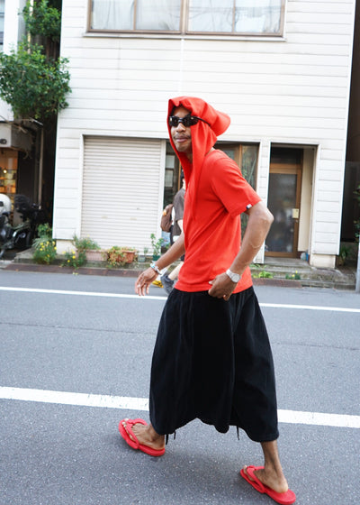-Wide-Leg Cropped Corduroy Pants-