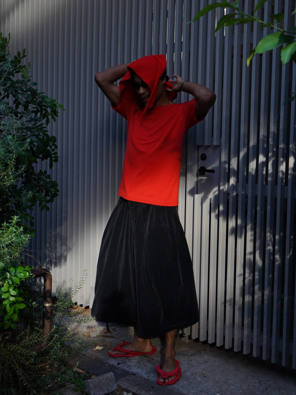 -Wide-Leg Cropped Corduroy Pants-