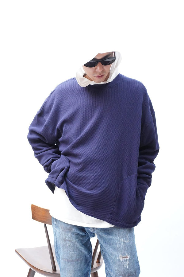 -WAFFLE CREWNECK-