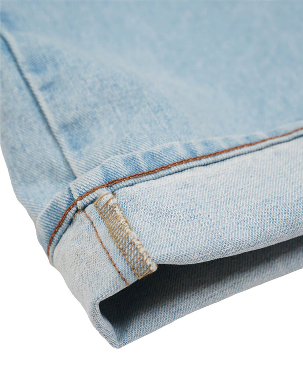 "Mars meets SKEWed" -WIDE LEG BAGGY JEANS- [BLUE]