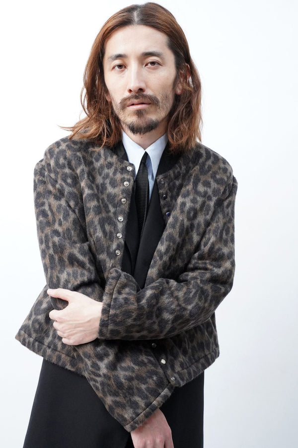 [MANHOLE EDITION] -Leopard Cardigan with Treasure Buttons-