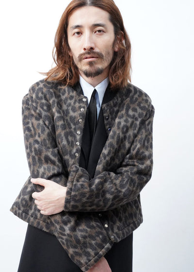 [MANHOLE EDITION] -Leopard Cardigan with Treasure Buttons-