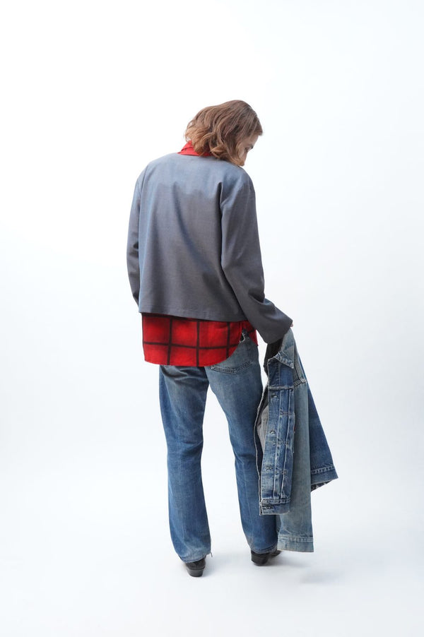[MANHOLE EDITION] -Wool Cardigan with Treasure Buttons-