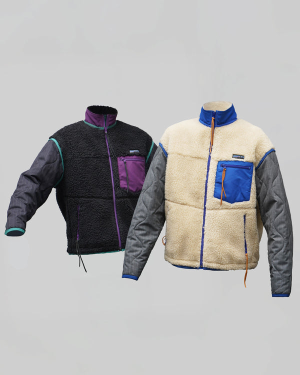 KHOKI -Fleece-texture Jacket-